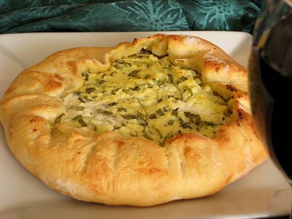 Абхазские пироги: пирог с начинкой из творога
