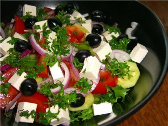 Греческий салат - рецепт «Классический»