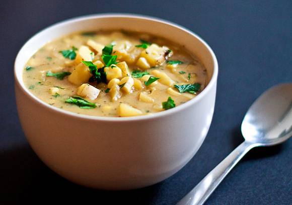 Картофельно-кукурузный диетический суп