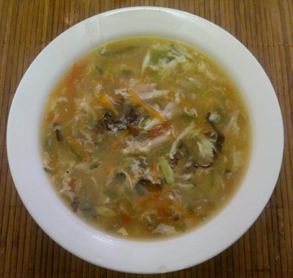Кисло-острый суп. Китайский рецепт