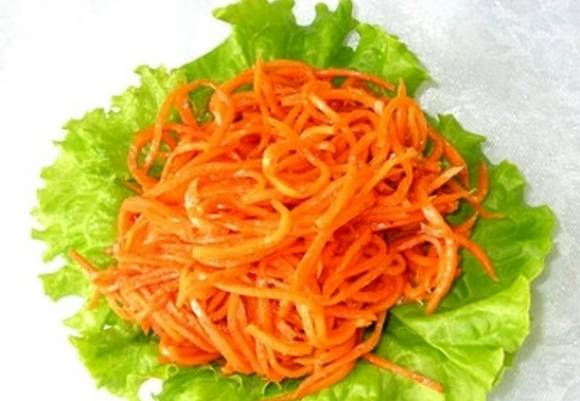 Корейская морковка для поста