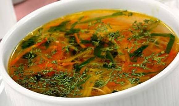 Легкий и вкусный овощной суп с рисом к посту