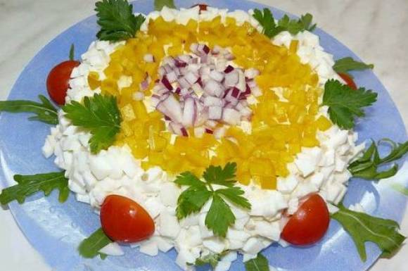 Новогодний «Одесский» рыбный салат