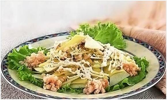 Салат с креветками: рецепт простой с сыром