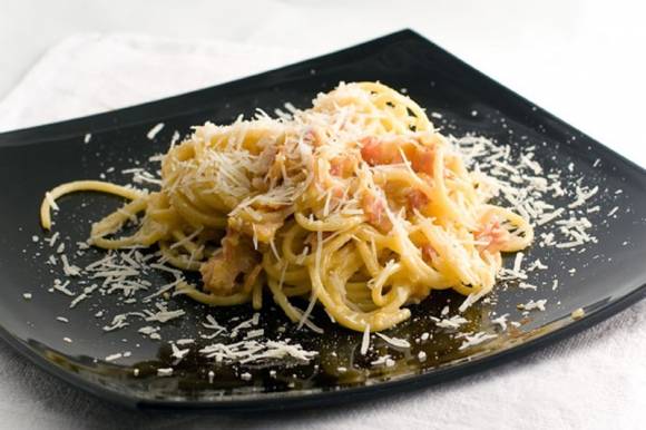 Спагетти  карбонара, рецепт вкусной пасты