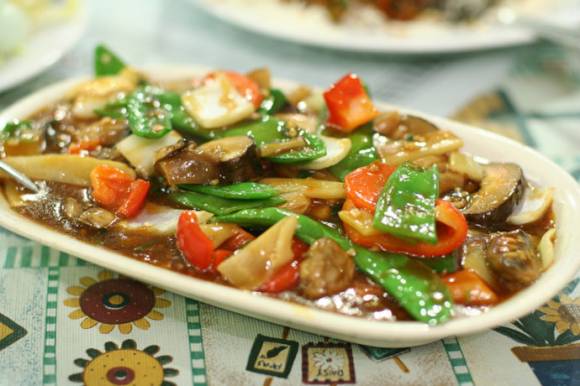 Жареные овощи по китайски