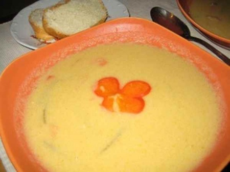 Суп пюре из горбуши. Вариант приготовления
