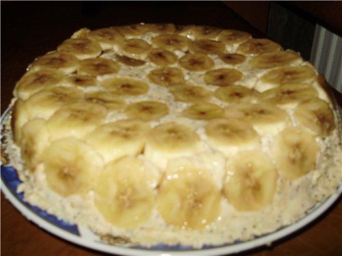  банановый торт из готовых коржей