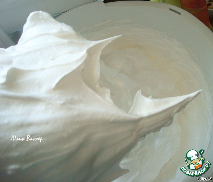  белковый заварной крем для украшения торта