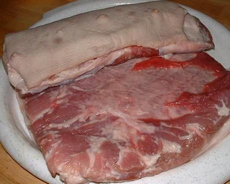  как быстро приготовить свинную брюшину
