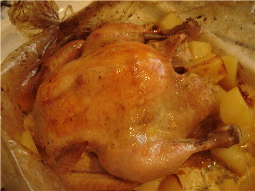  как запечь курицу в рукаве в духовке