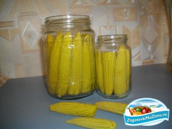  консервированная кукуруза в початках рецепт