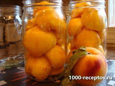 консервированные персики на зиму