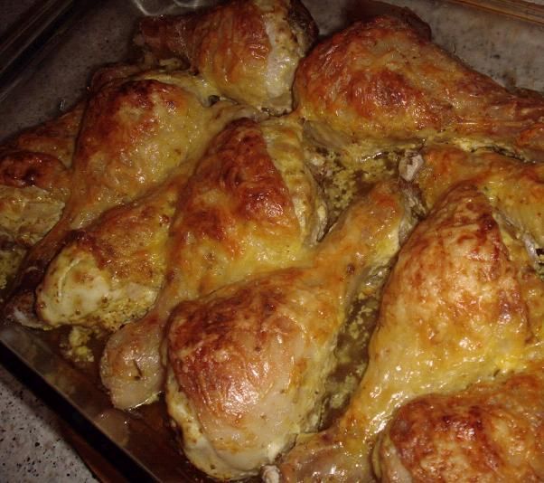  куриные голени в духовке с сыром рецепт с фото