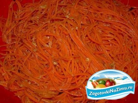  морковка по корейски на зиму