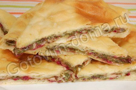  осетинские пироги с ботвой