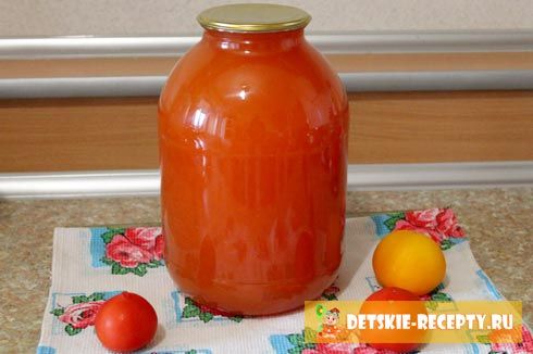  рецепт томатный сок на зиму в соковарке