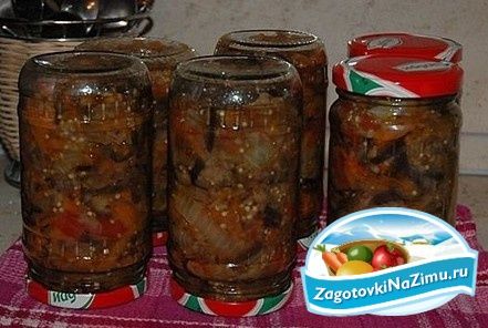  рецепты салатов на зиму с баклажанами