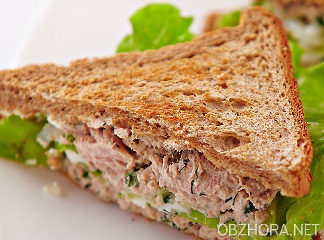  сэндвич с тунцом рецепт