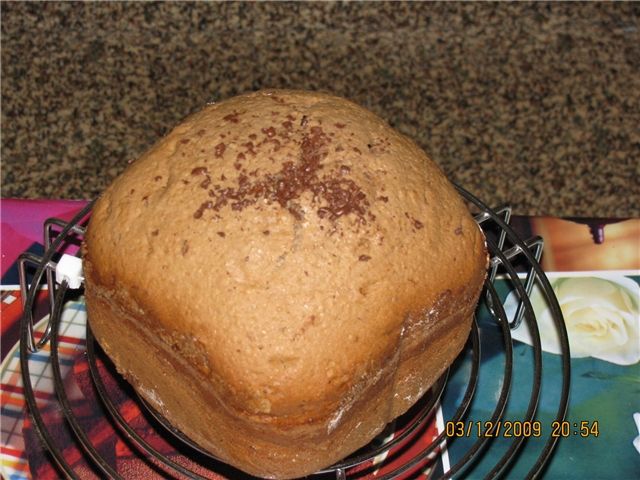  шоколадный кекс в хлебопечке рецепт