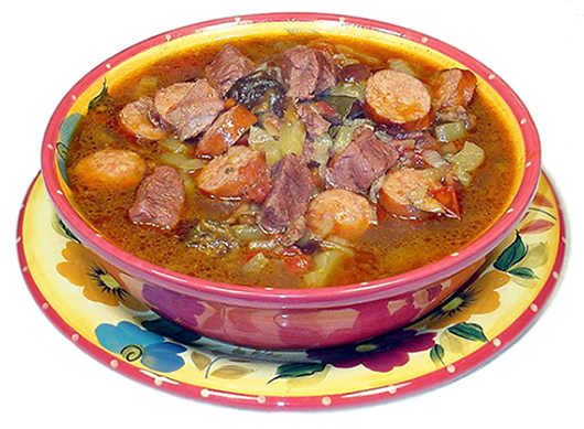 Блюда из свинины супы