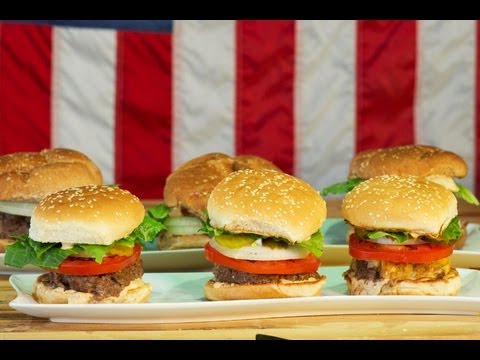 Гамбургеры по Американски: видео рецепт