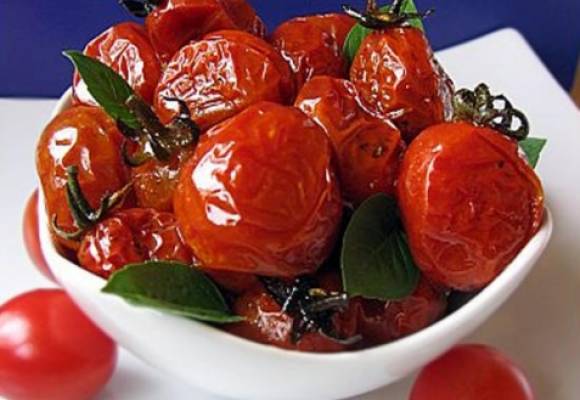 Карамелизованные помидоры черри к 8 марта