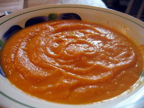 Морковный постный суп