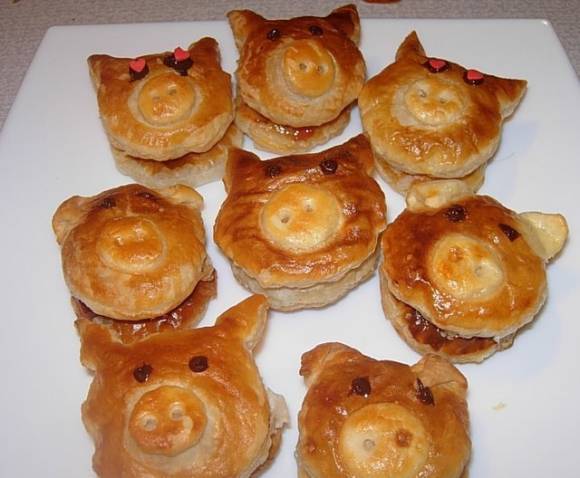 Пирожные «Веселые свинки»