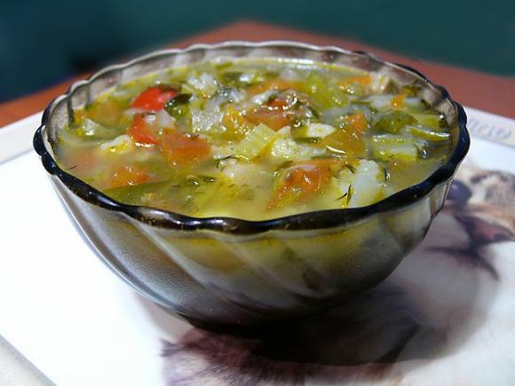 Постный суп из сельдерея для похудения
