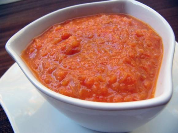 Постный запеченный томатный соус