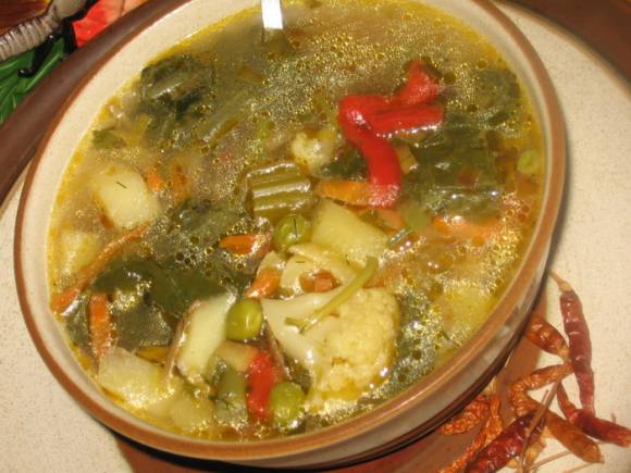 Суп овощной мавританский