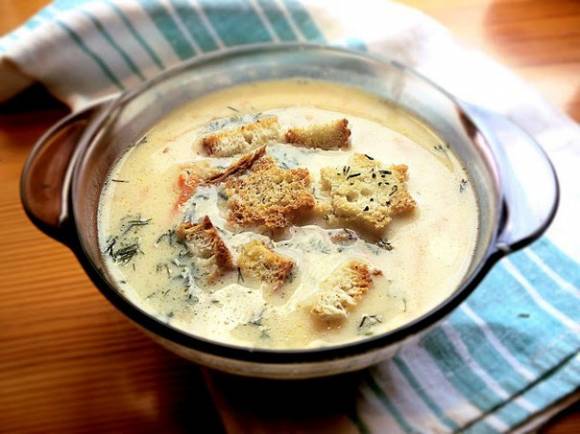Сырный суп «По-французски» с курицей