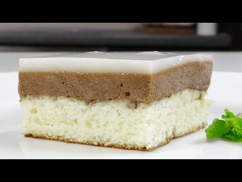 Бисквитное слоеное пирожное видео рецепт