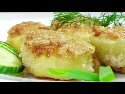 Панированный картофель видео рецепт